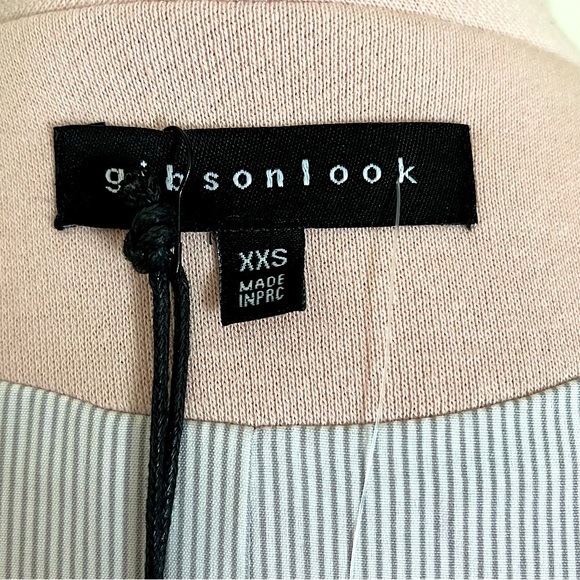 GIBSONLOOK Cropped Moto Jacket Size XXS Pink Smoke Feminine Barbiecore - Picture 8 of 13